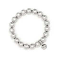 Bracciale elastico a boule Sissi - Argento