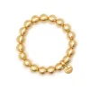 Bracciale elastico a boule Sissi - Oro opaco