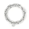 Bracciale elastico a catena Andromeda - Argento