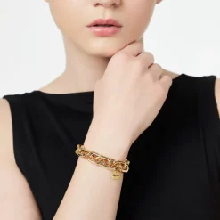 Bracciale elastico a catena Andromeda - Oro