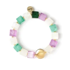 Bracciale elastico a cubi Kaaba - Multicolor
