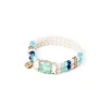 Bracciale elastico a due fili Sirens - Blu