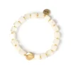 Bracciale elastico a piccoli cubi Kaaba - Oro