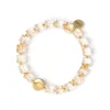 Bracciale elastico a piccoli cubi Kaaba - Bianco