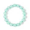 Bracciale elastico a sfere Clorofilla - Turchese