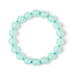 Bracciale elastico a sfere Clorofilla - Turchese