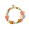 Bracciale elastico boule variegate Chantal - Multicolor