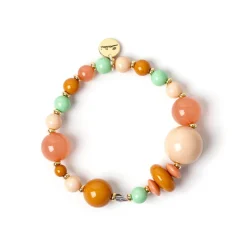 Bracciale elastico boule variegate Chantal - Multicolor