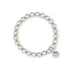 Bracciale elastico boule piccole Sissi - Argento