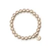 Bracciale elastico boule piccole Sissi - Bronzo opaco