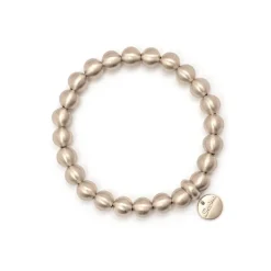 Bracciale elastico boule piccole Sissi - Bronzo opaco