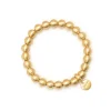 Bracciale elastico boule piccole Sissi - Oro opaco