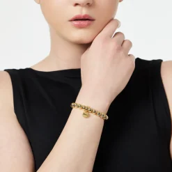 Bracciale elastico boule piccole Sissi - Oro