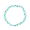 Bracciale elastico con piccole sfere Clorofilla - Turchese
