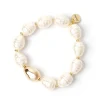 Bracciale elastico perle barocche Leila - Oro
