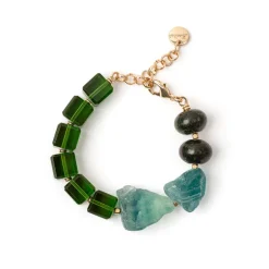 Bracciale Jane Fluorite e Crisocolla - Verde