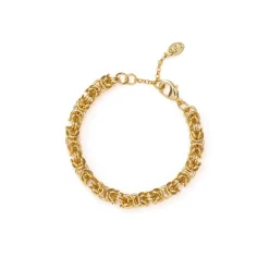 Bracciale maglia bizantina Cleopatra - Oro