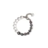 Bracciale perle e boule Jane - Grigio