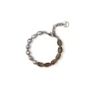 Bracciale perle e perline Jane - Grigio
