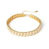 Choker triangoli ottone e zirconi Eva - Oro