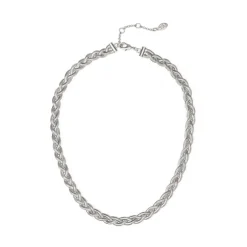 Collana a catene intrecciate Cleopatra - Argento
