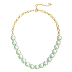 Collana catena e cabochon Blossom - Verde