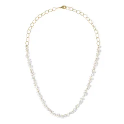Collana con piccoli zirconi Kristall - Bianco