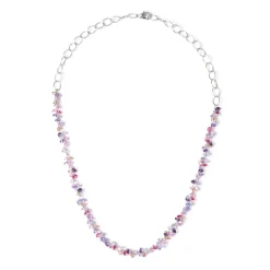 Collana con piccoli zirconi Kristall - Viola