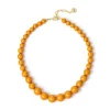 Collana corta a boule degradè Chantal - Rosso