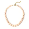 Collana corta a boule degradè Chantal - Rosa
