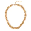Collana corta a maglia concatenata Chains - Oro
