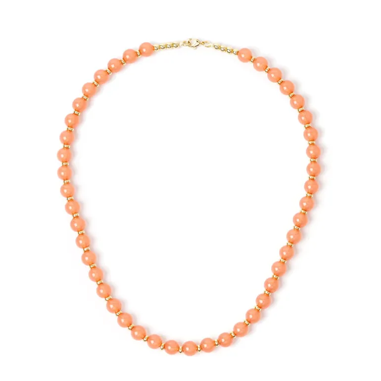 Collana corta Chantal - Arancio