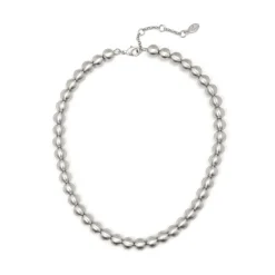 Collana corta grandi boule Sissi - Argento opaco
