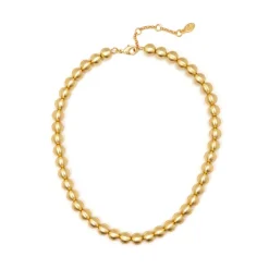 Collana corta grandi boule Sissi - Oro opaco