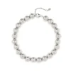 Collana corta maxi boule Sissi - Argento