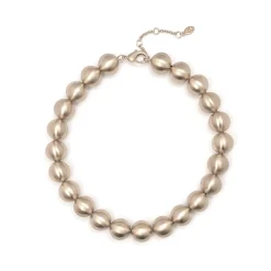 Collana corta maxi boule Sissi - Bronzo opaco