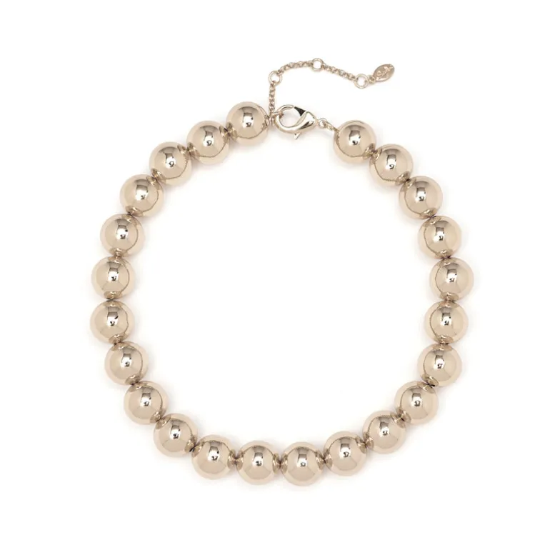 Collana corta maxi boule Sissi - Bronzo