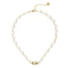 Collana corta perle incatenate Leila - Oro