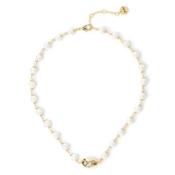 Collana corta perle incatenate Leila - Oro