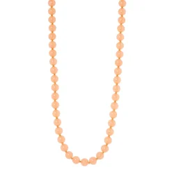 Collana lunga a boule cromatiche Chantal - Arancio