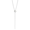 Collana lunga a Y Amaranta - Argento
