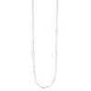 Collana lunga Clorofilla - Turchese