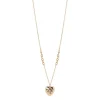 Collana lunga con cuore pendente Amaranta - Oro