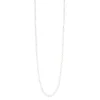 Collana lunga di perle Leila - Argento