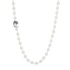 Collana lunga di perle Pearl - Argento