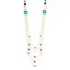 Collana lunga multifilo Ondina - Multicolor