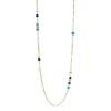Collana lunga multistile Sirens - Blu