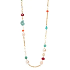Collana lunga Ondina - Multicolor