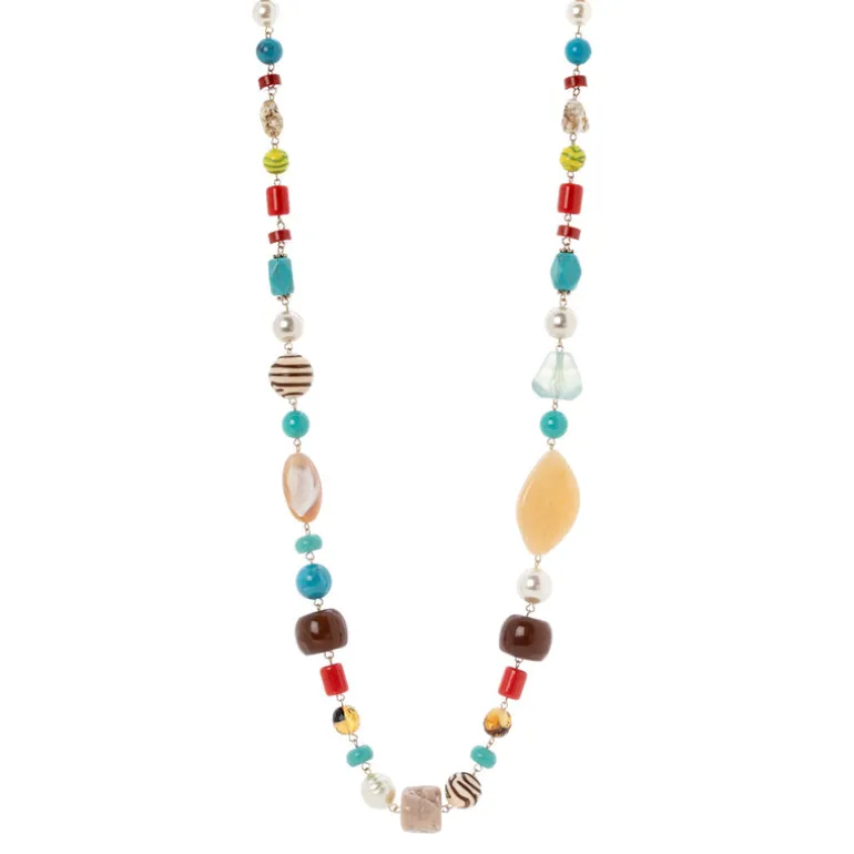 Collana lunga Partenope - Multicolor