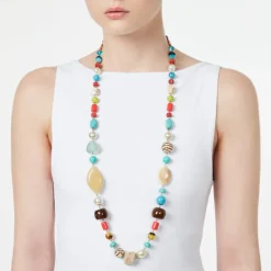 Collana lunga Partenope - Multicolor